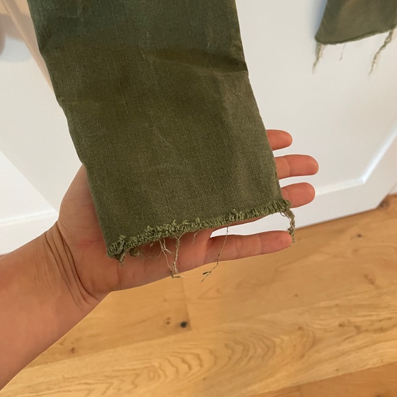 Mother denim green ankle frey jean - Picture 3 of 4